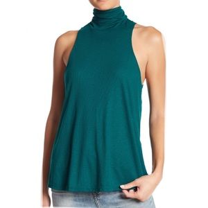 Free People Topanga Sleeveless Turtleneck Tank